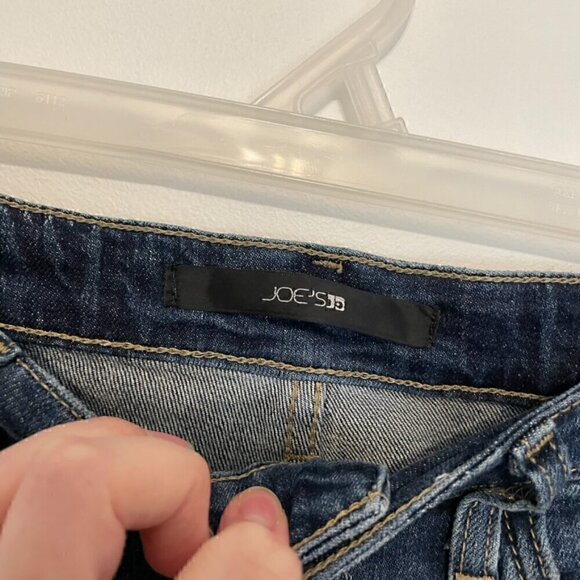 JOE'S JEANS JOES JEANS Keagan Skinny Ankle Distressed Jeans Dark Wash Ripped 25 - Picture 5 of 15